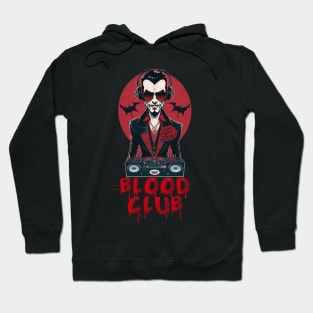 Vampiric Blood Club DJ! (Red/Black) Hoodie